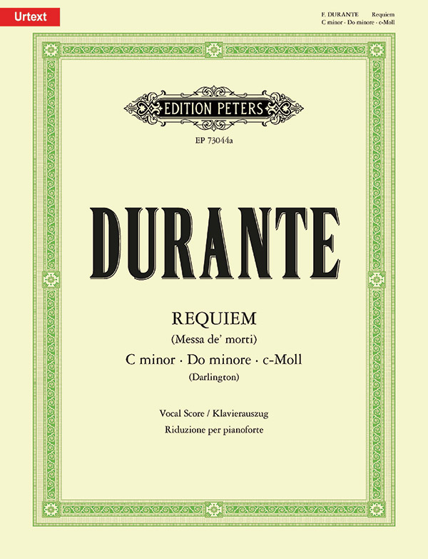 Requiem (Messa de’ morti) in C minor (Vocal Score)