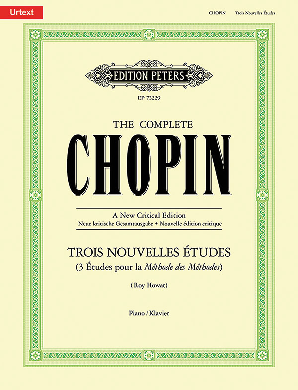 Trois Nouvelles Études for Piano