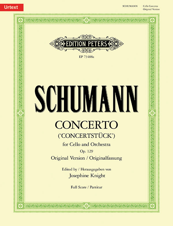 Concerto for Cello and Orchestra (Concertstück) – Original Version