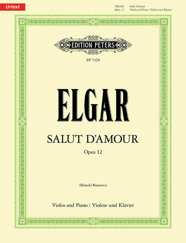 Salut d’amour op. 12 for Violin and Piano