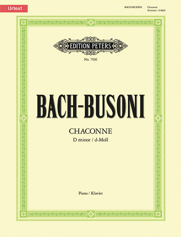 Chaconne in D minor from Partita for Violin Solo No. 2 BWV 1004 (Arr. for Piano)