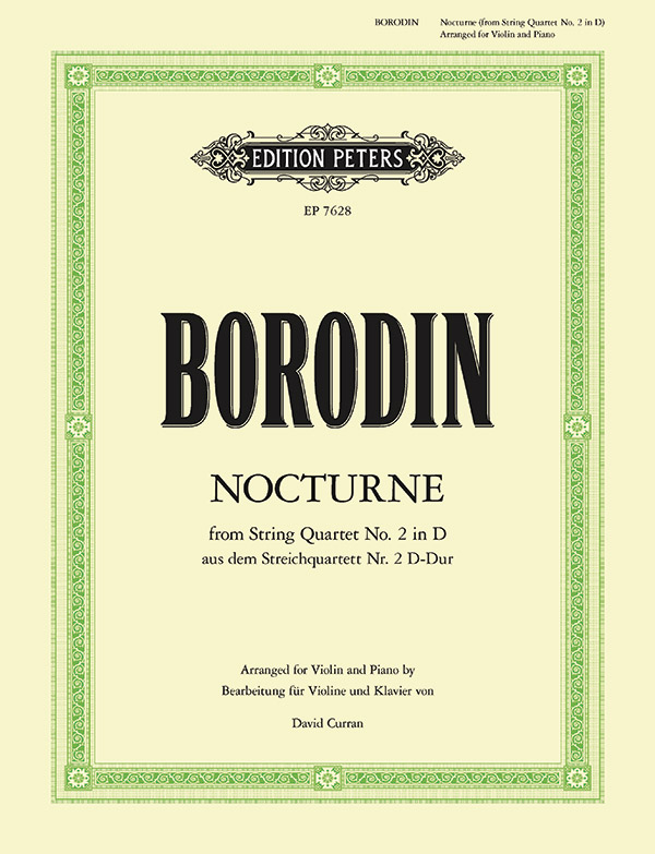 Nocturne from String Quartet No. 2  in D (Arranged for Violin and Piano)