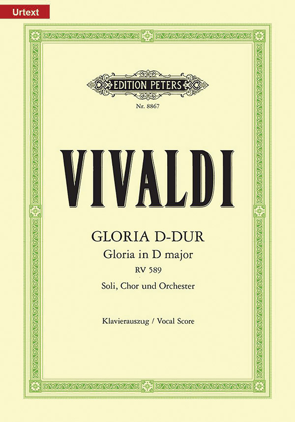 Gloria in D RV 589 (Vocal Score)