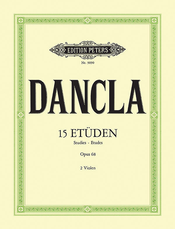 15 Studies Op. 68 for Violin with 2nd Violin Acc. (Transcribed for 2 Violas)