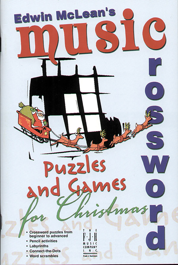 Edwin McLean’s Music Crossword Puzzles and Games for Christmas