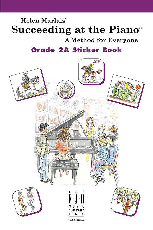 Succeeding at the Piano,  Sticker Book – Grade 2A