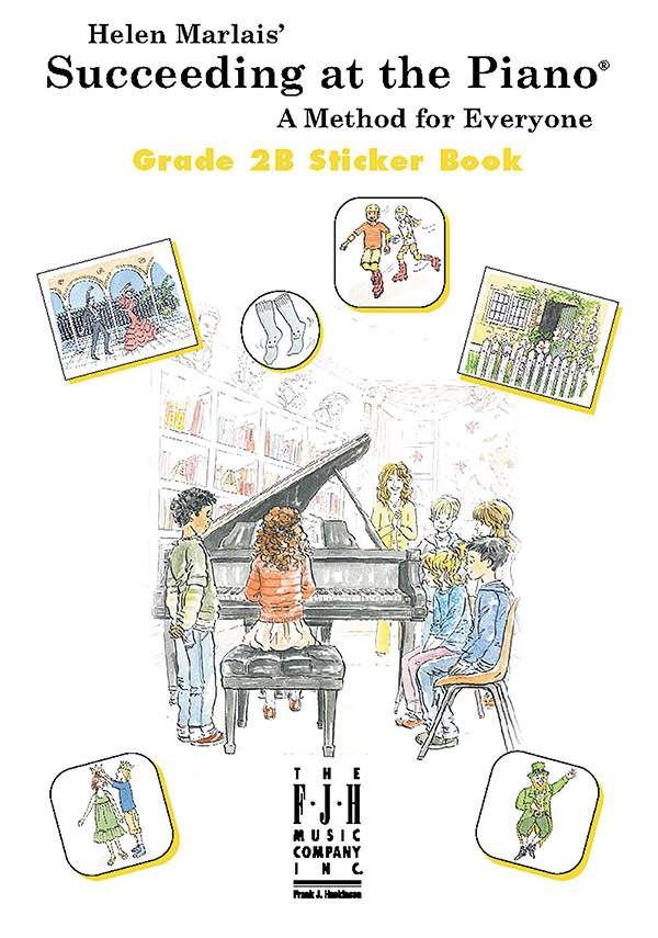 Succeeding at the Piano,  Sticker Book – Grade 2B