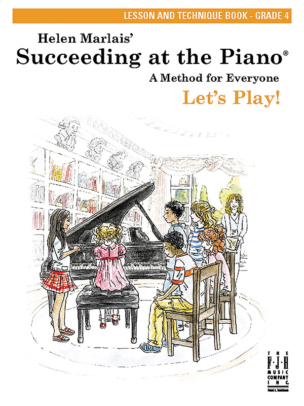 Succeeding at the Piano, Lesson and Technique Book – Grade 4