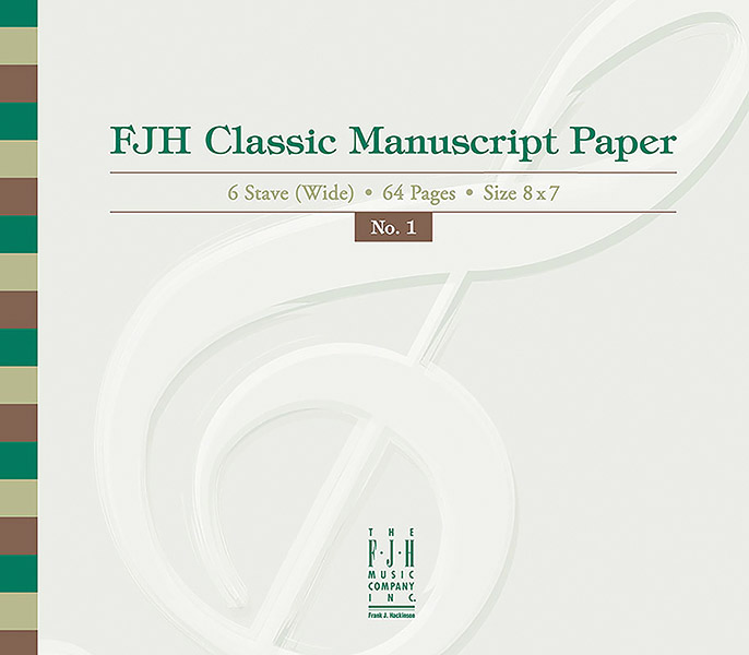 FJH Classic Manuscript Paper No. 1