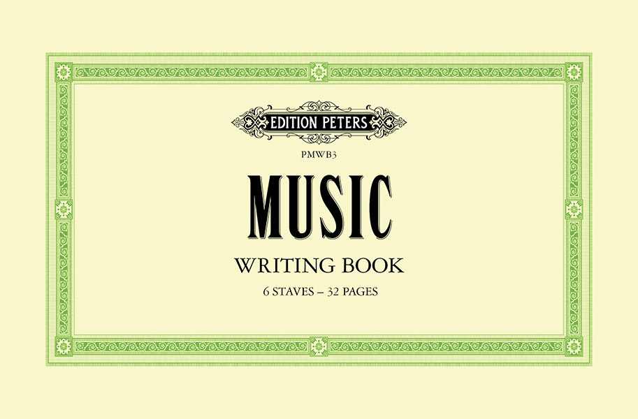 Peters Music Writing Book