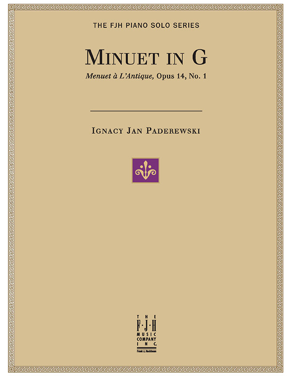 Minuet in G (Menuet a L’Antique, Op. 14, No. 1) Minuet in G (Menuet a L’Antique, Op. 14, No. 1)