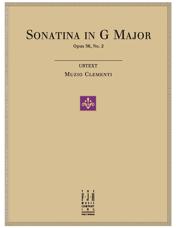 Sonatina in G Major, Op.36, No.2 Sonatina in G Major, Op.36, No.2