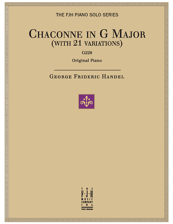 Chaconne in G Major, G 229 Chaconne in G Major, G 229