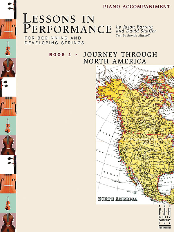 Lessons in Performance Book 1, Journey Through North America – Piano Accompaniment