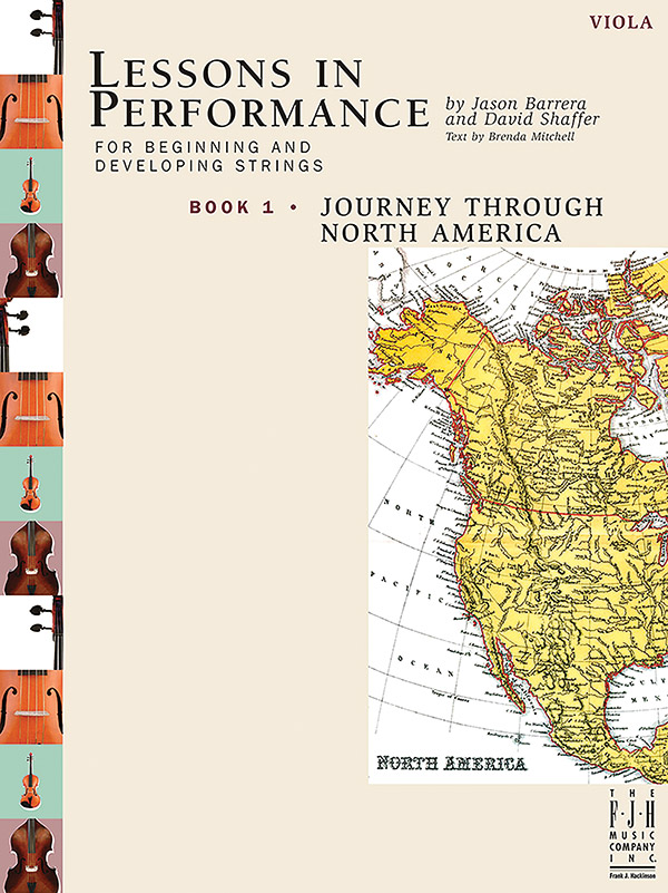 Lessons in Performance Book 1, Journey Through North America – Viola