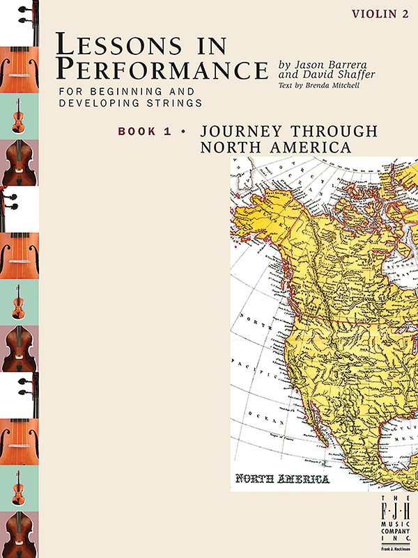 Lessons in Performance Book 1, Journey Through North America – Violin 2