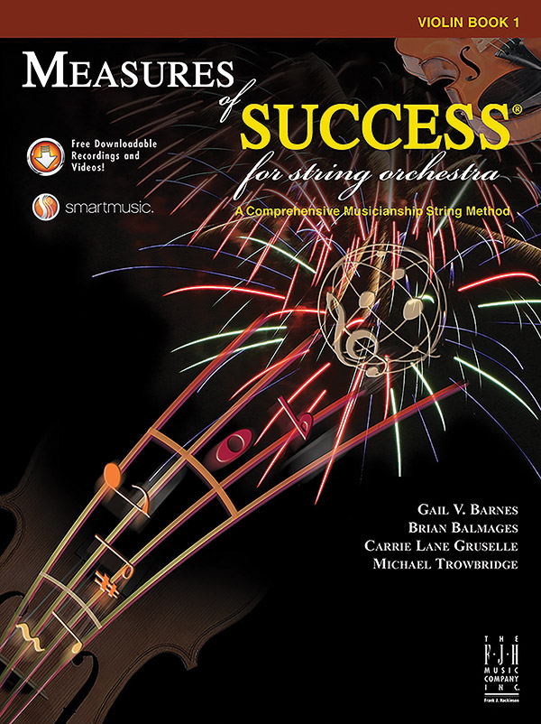 Measures of Success for String Orchestra-Violin Book 1