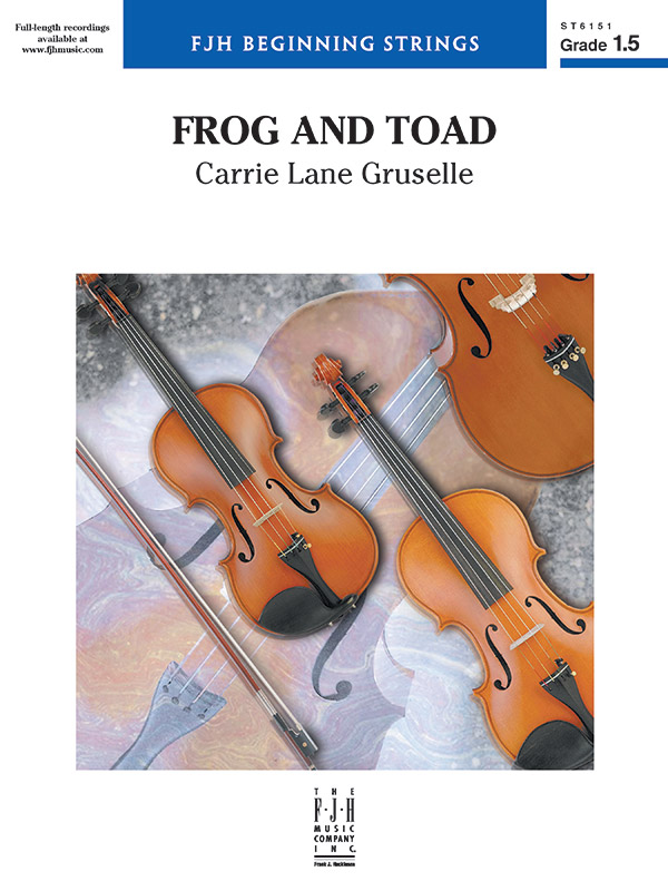 Frog and Toad: Score: : Carrie Lane Gruselle - Digital Sheet Music Download