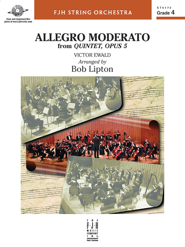 Allegro Moderato from Quintet, Opus 5 String Orchestra Conductor Score
