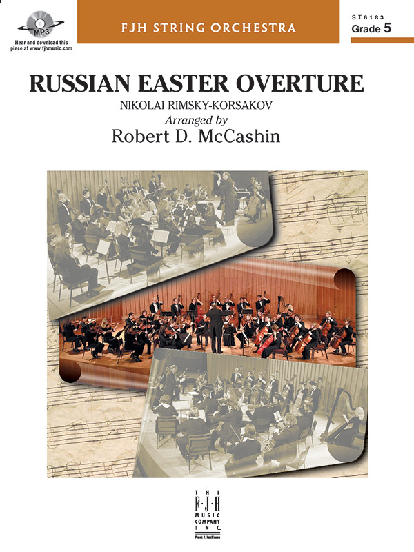 Russian Easter Overture String Orchestra Conductor Score Nikolai