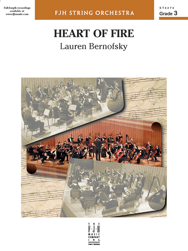 Heart of Fire: String Orchestra Conductor Score & Parts